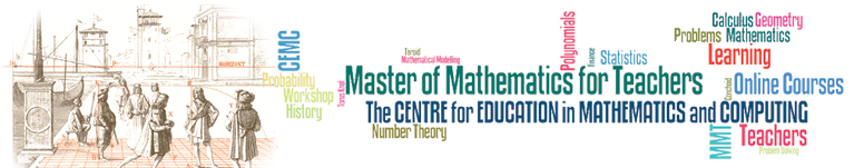 Master of Mathematics for Teachers banner