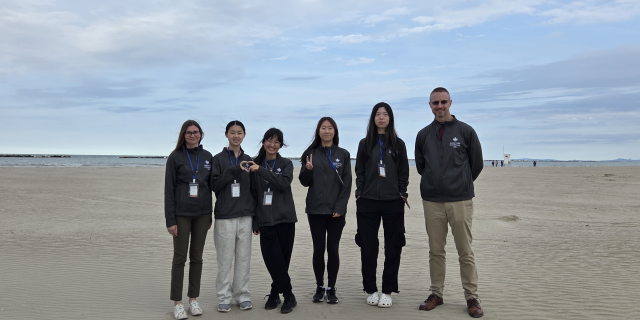 2026 EGOI team. From left to right: Valentina Hideg, Jessie Zhou, Grace Ye, Yilin Li, Xubai Zhang and Paul McGrath
